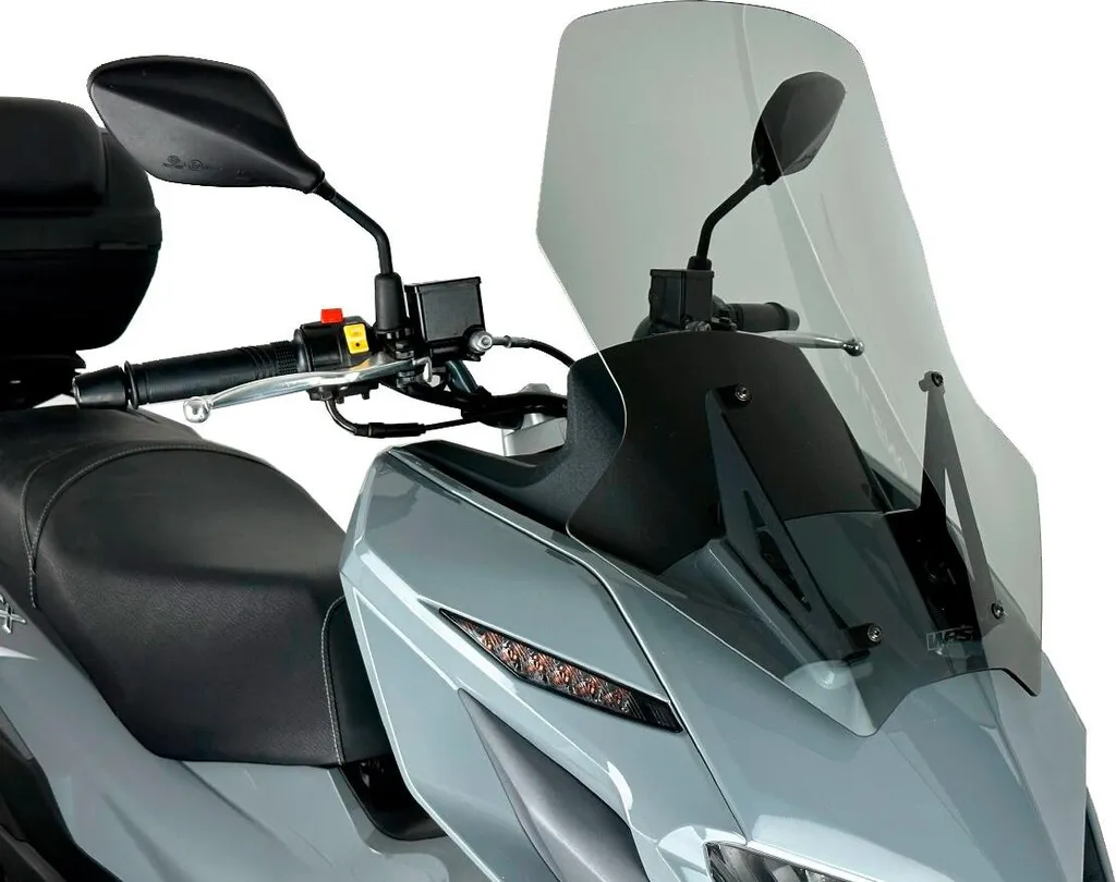 Bulle Sym Jet X 125 Fumé : Stop au Vent et au Bruit en Scooter 125cc