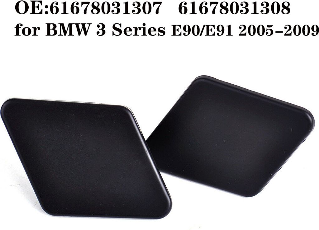 2Pcs Scheinwerferscheibe Abdeckhaube für BMW 3er Scheinwerfer Reinigungsscheibe