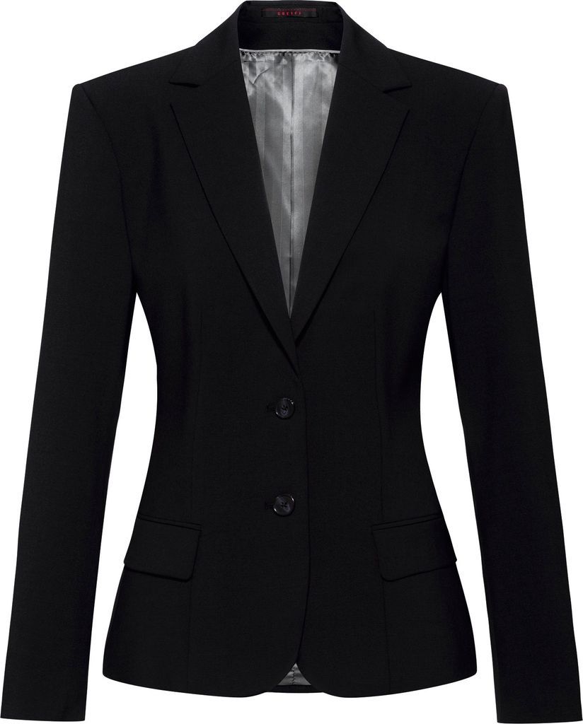Greiff Corporate Blazer PREMIUM Damen Slim Fit Schwarz 76