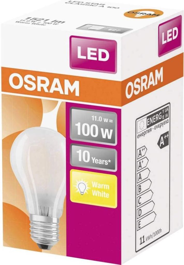 OSRAM LED Ampoule E27 11W mate Image du produit 