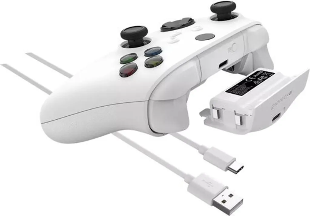 Plus de piles vides grâce à la Batterie Gioteck BPSXXBX-13-MU de Manette