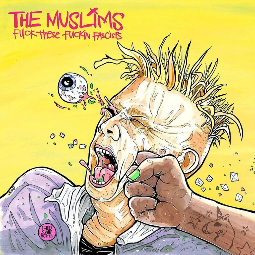 Album Vinyle LP Les Musulmans Punk Hardcore Pressage Epitaph Europe