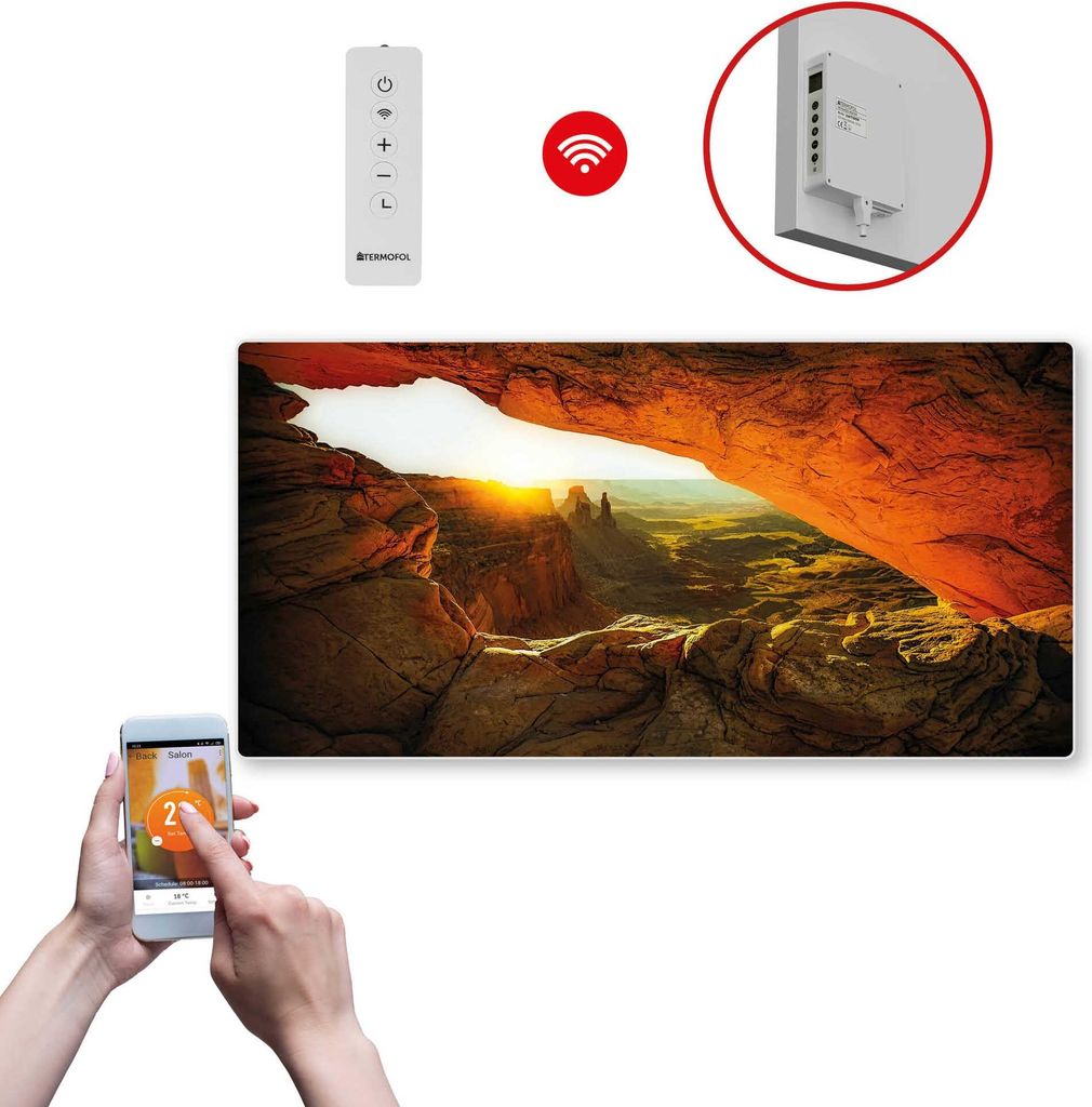 Termofol TF-SWT Infrarot Wandheizung - Wandheizung Elektrisch - Höhle - 700W - 60x120 cm