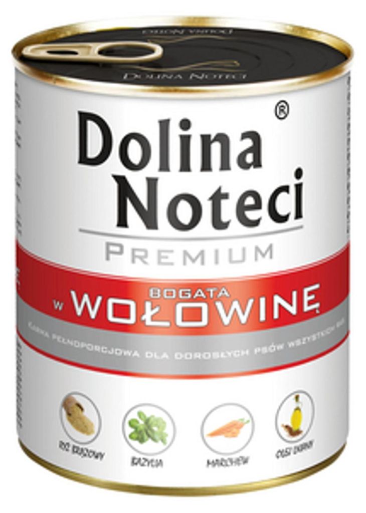 DOLINA NOTECI Premium bogata w wołowinę - mokra karma dla Zdjęcie produktu 