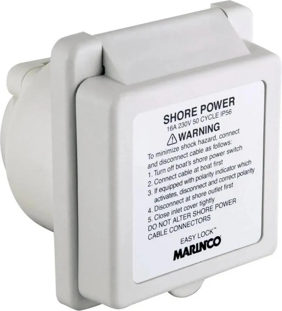 Connecteur femelle Marinco Valox 16-30 A évite la corrosion marine