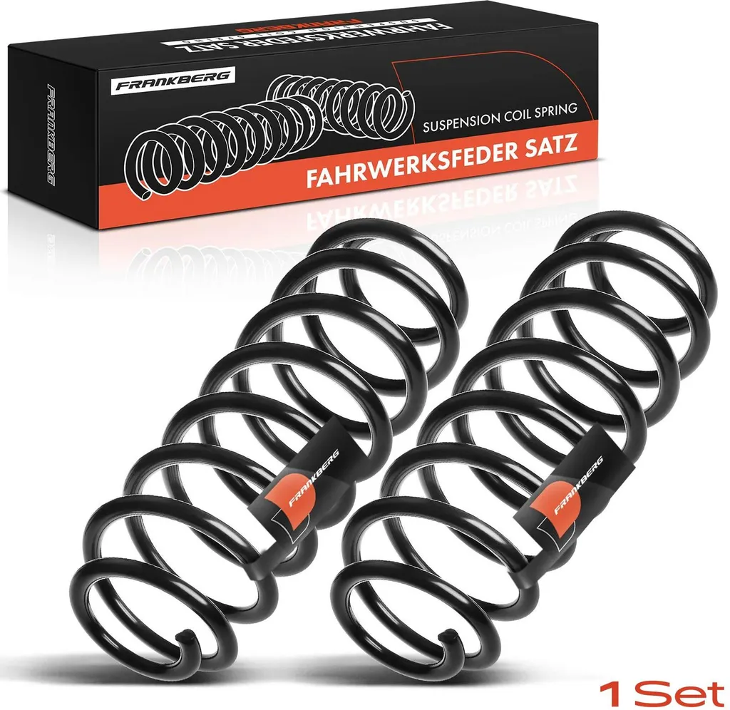 2 Ressorts de Suspension Arrière Frankberg pour Skoda Fabia I et II 6Y5
