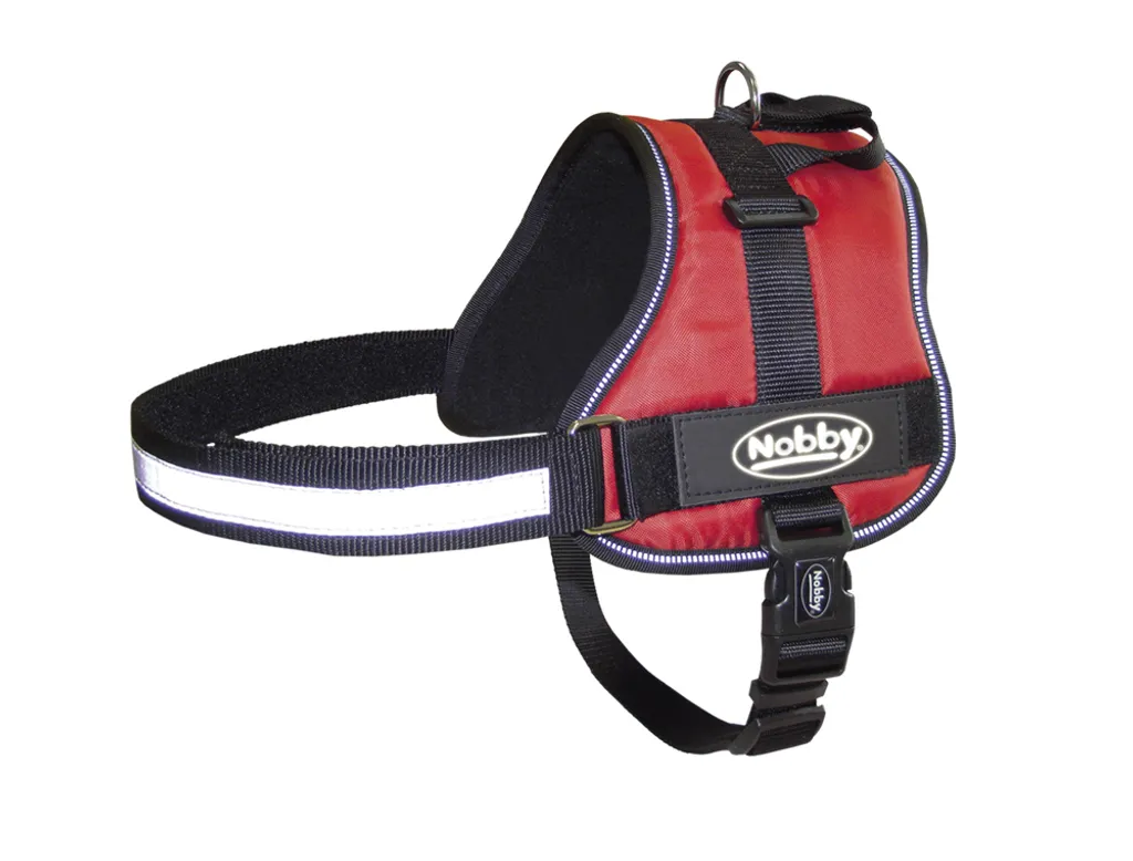 Nobby Collare "SEGURO" Giro: 45-60 cm, Larghezza: 25 mm rosso