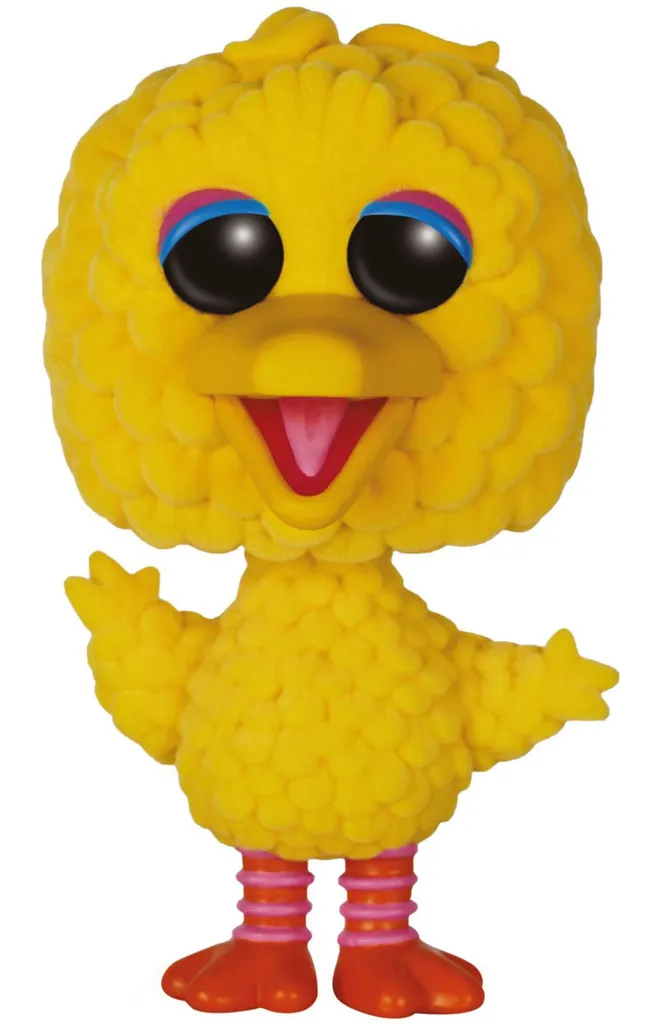 Big Bird Funko Pop Flocked Rue Sésame Figurine Géante Texture Douce
