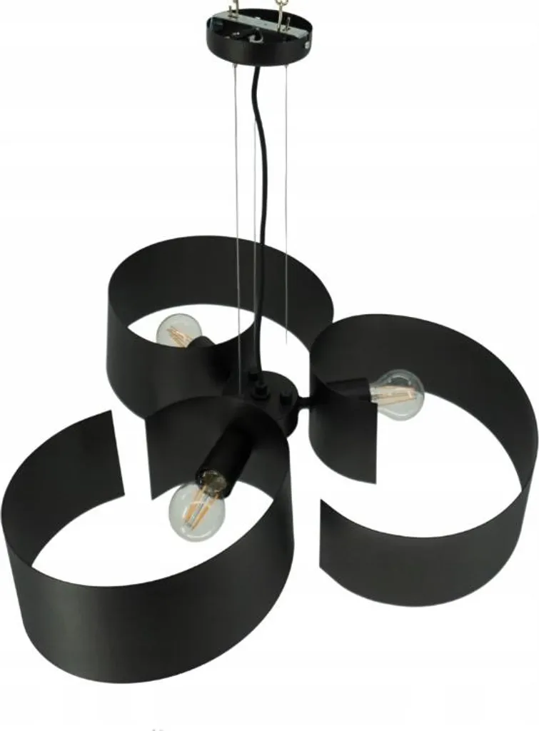 Suspension Kapella 2794/Z-B-3 avec 3 Abat-jours Blancs en Métal Mat