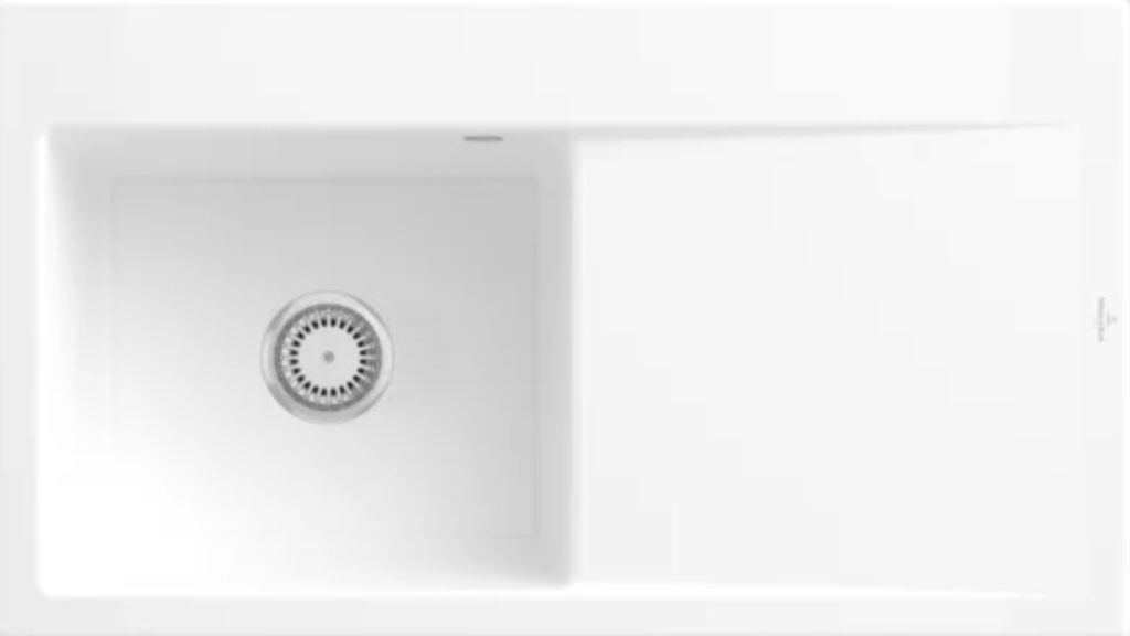 Villeroy & Boch Keramikspüle 335201R1, Subway Style 50 Einbauspüle - inkl.