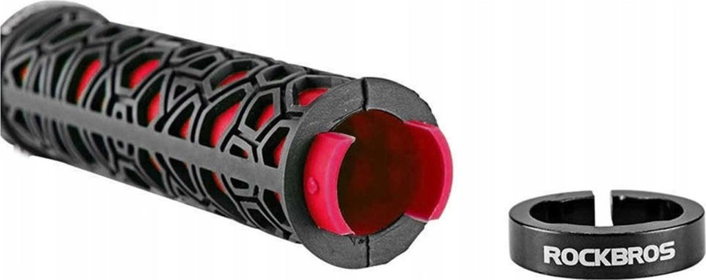 Fahrradgriffe, Gummigriffe, Durchmesser 22mm, schwarz und Produktbild 