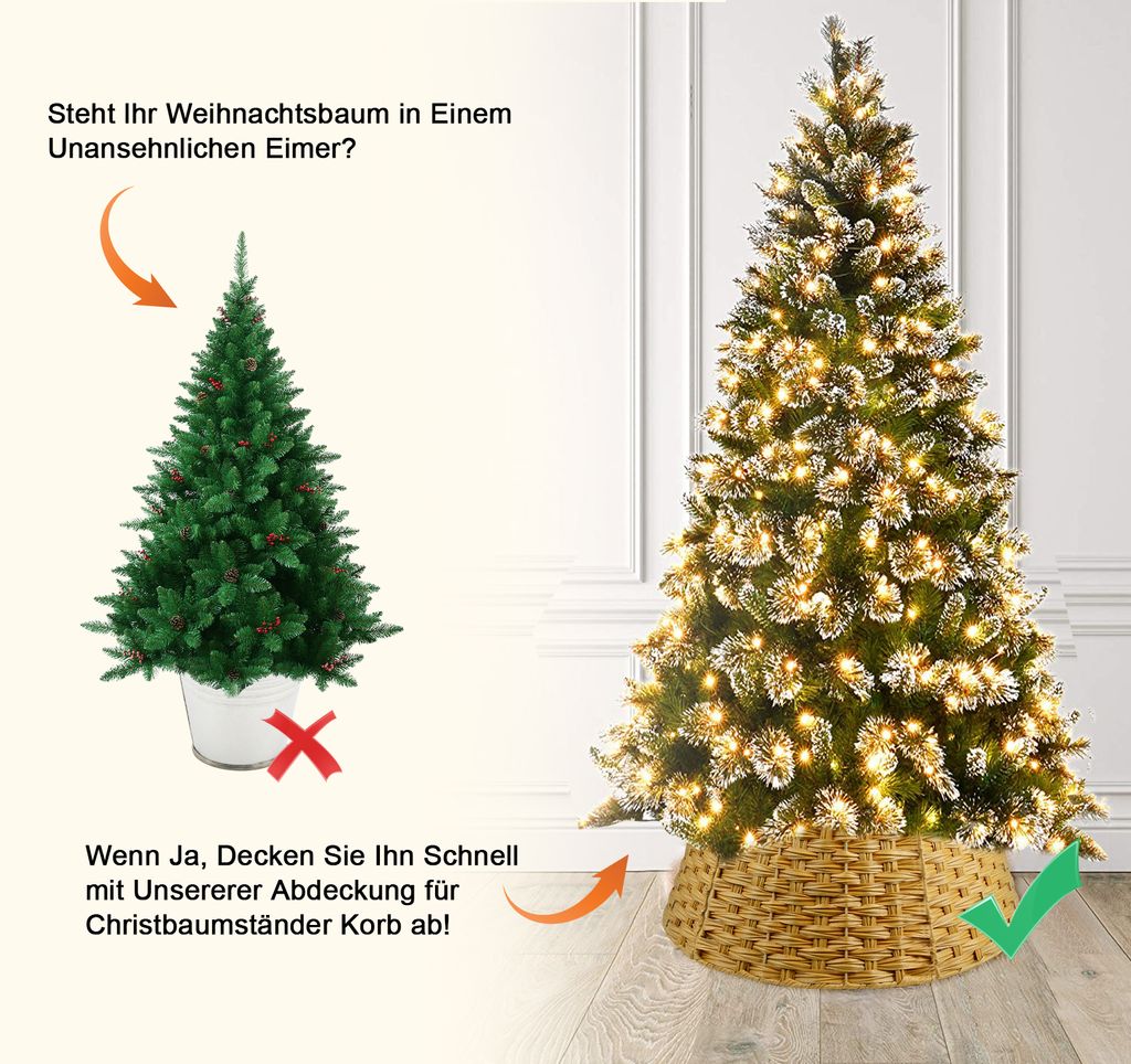 Christbaumständer Verkleidung Weihnachtsbaum Kaufland.de