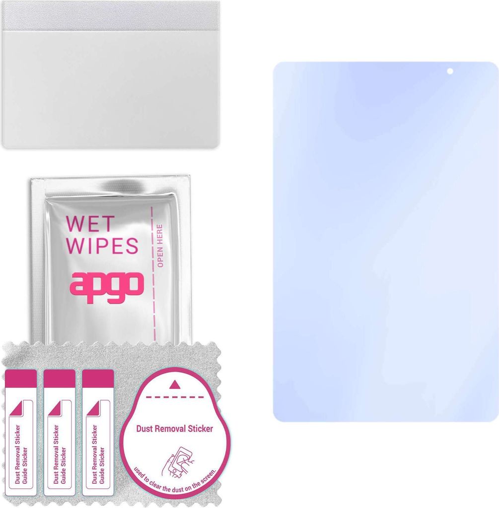 apgo Hybrid Schutzglas, kompatibel mit Teclast P25T 2023, 9H Härte, Flexible Nano Glass PRO, toller Ersatz für Hartglas, kratzfester Displayschut...