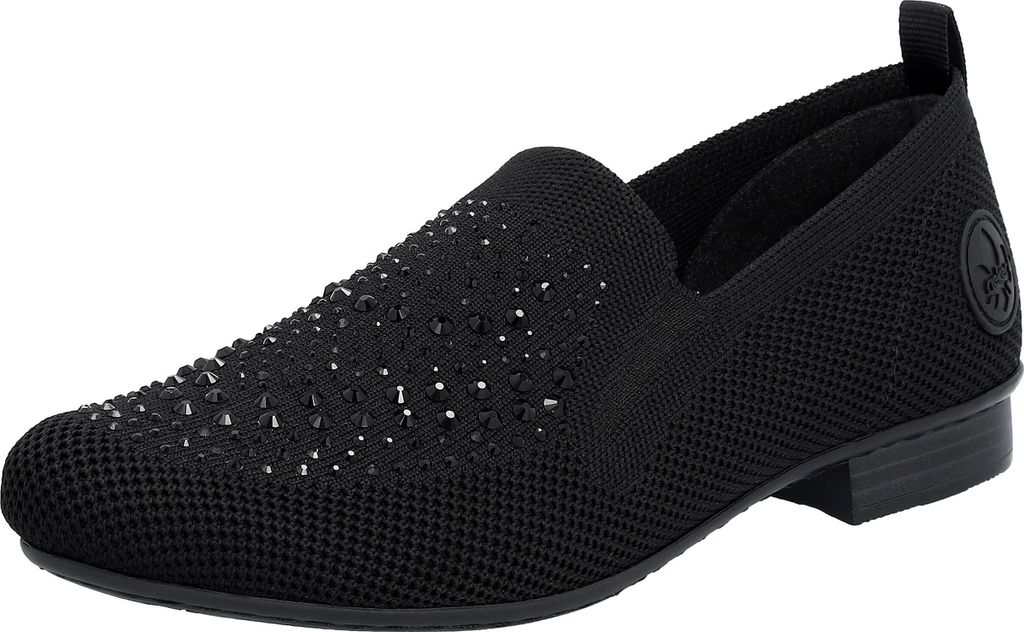 Rieker Damen Slipper 51989-00 schwarz Gr. 39 Produktbild 