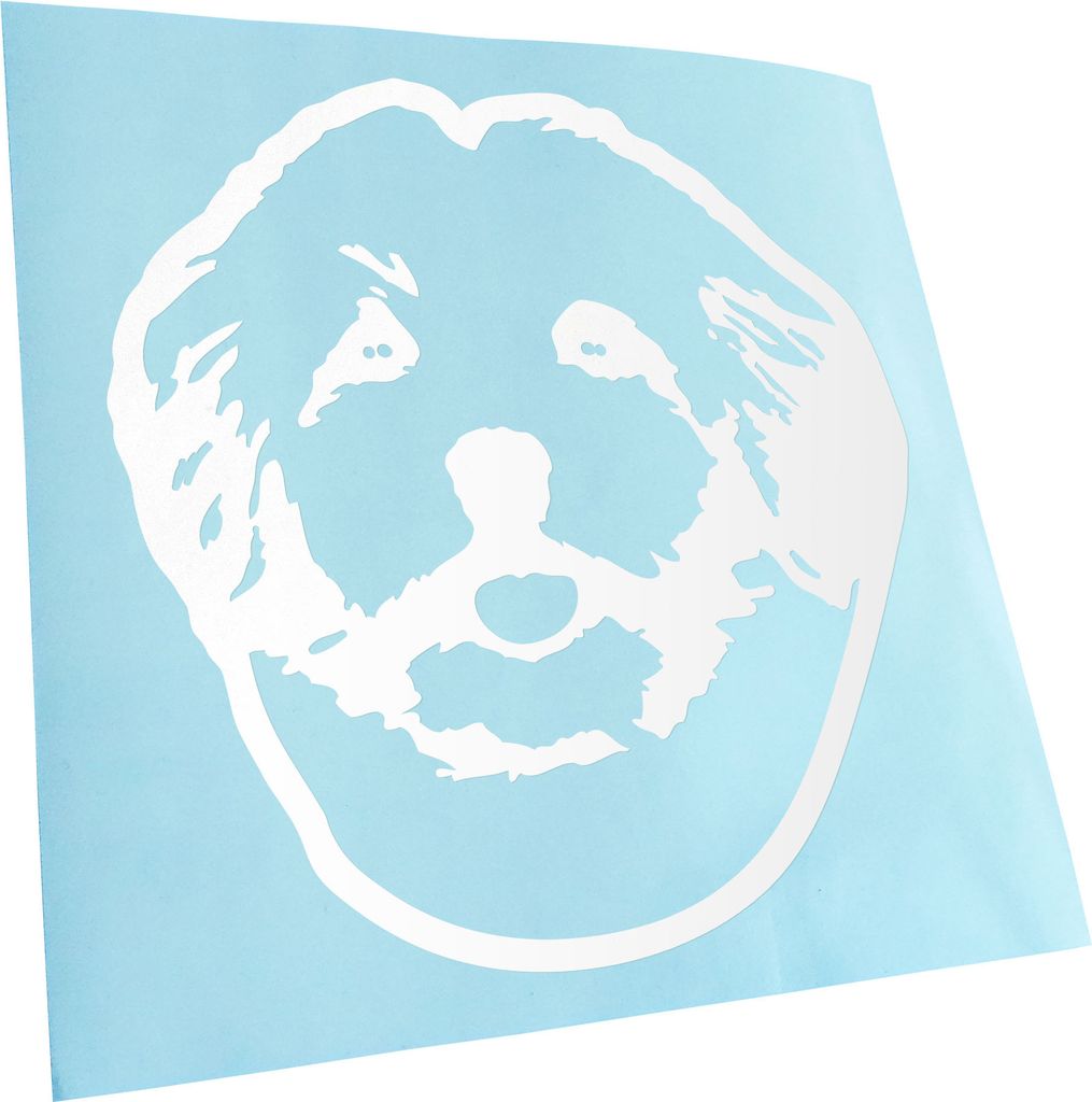 Kiwistar - Autoaufkleber - Havanese Hund - Mattschwarz - 11x10cm - Aufkleber für Auto, Laptop, Fahrrad, LKW, Motorrad mehrfarbig JDM Decal Racing