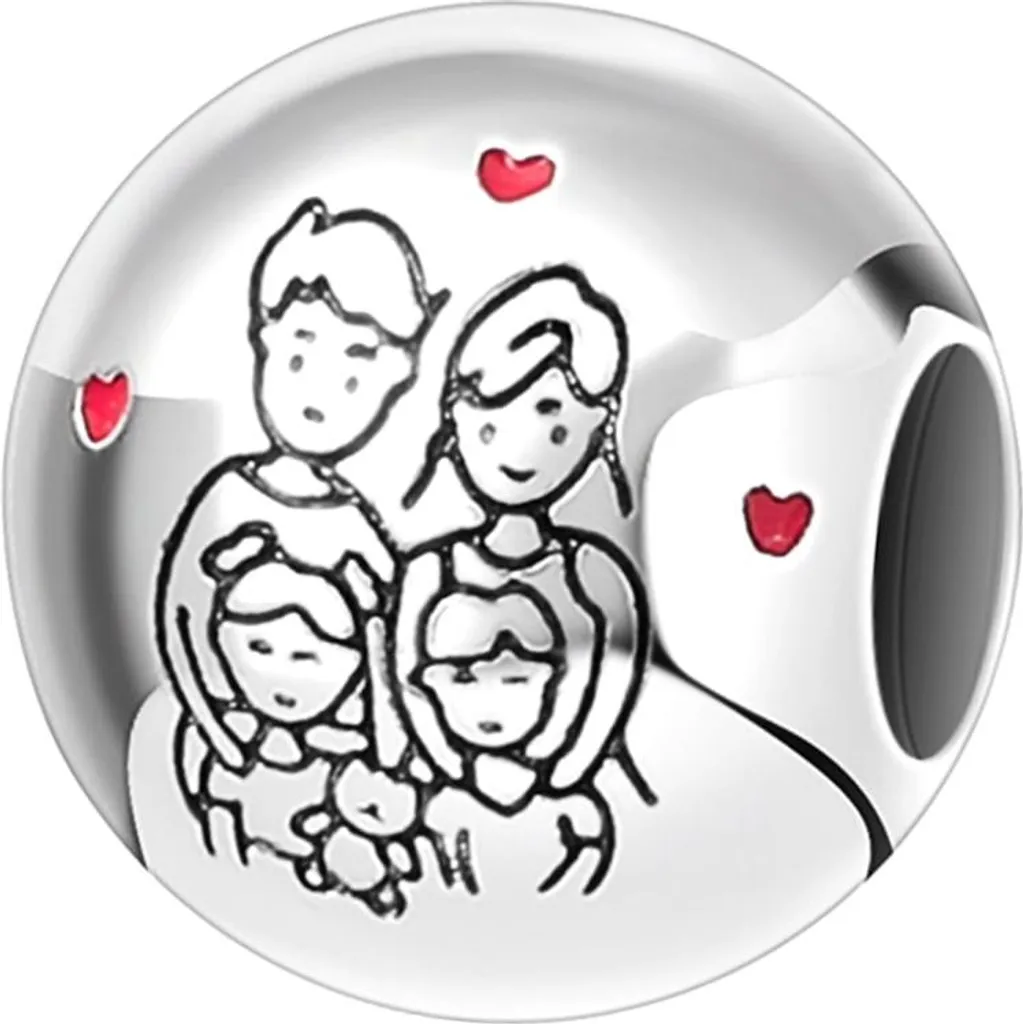 Charm Pandora Happy Family - Ciondolo Trusky in Argento Originale