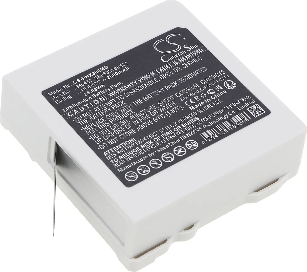 Batterie pour Philips Intellivue MX100 et X30 Monitor 867030 867033