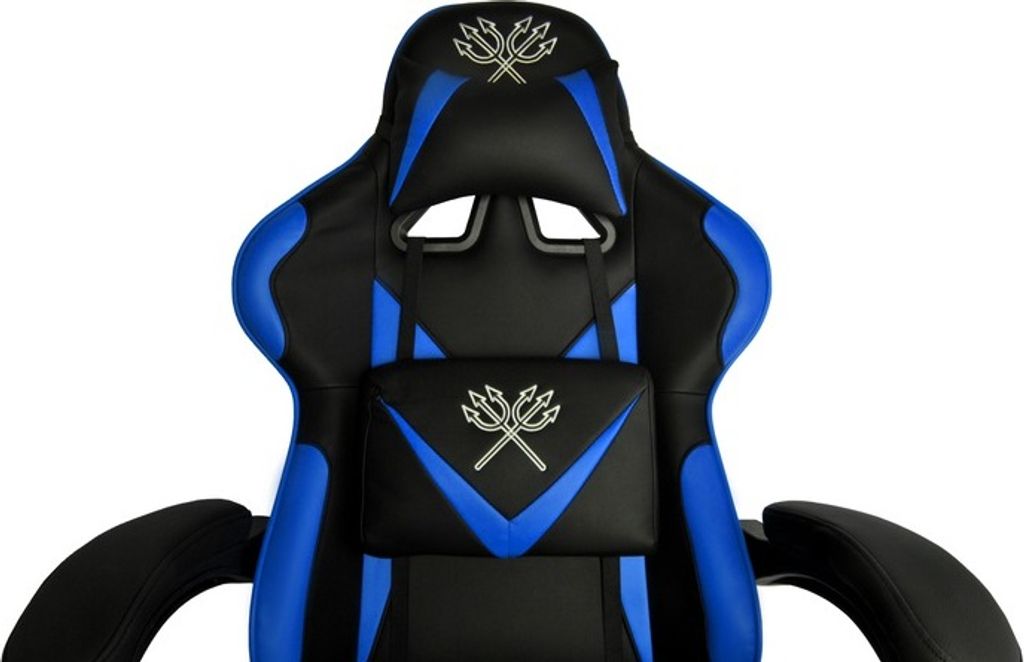 Malatec 8978 Krzesło do gier czarne - niebieskie 13836 Zdjęcie produktu 6