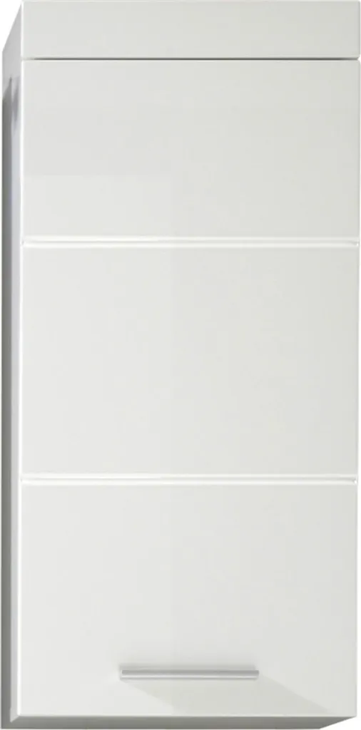 Armoire Murale de Bain Blanche Brillante 1 Porte - Gain de Place Pro