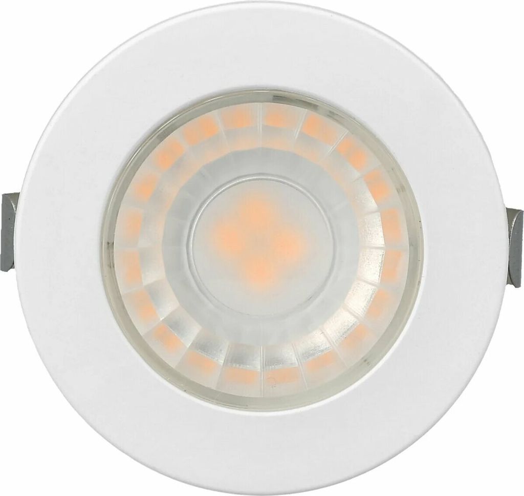 LED Minispot 3W klein Einbauleuchte Einbauspot Einbaustrahler 3 Blenden Schwarz, Silber und Weiß IP54 Feuchtraumgeeignet 230V 3000K Warmweiß Bad