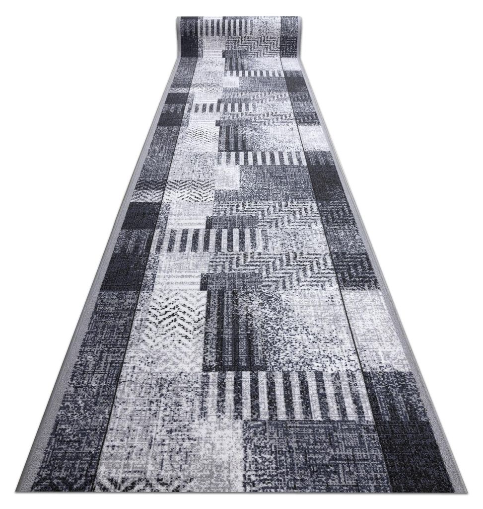 TAPIS DE COULOIR  antidérapant ESSENZA gris 100 cm gris Image du produit 
