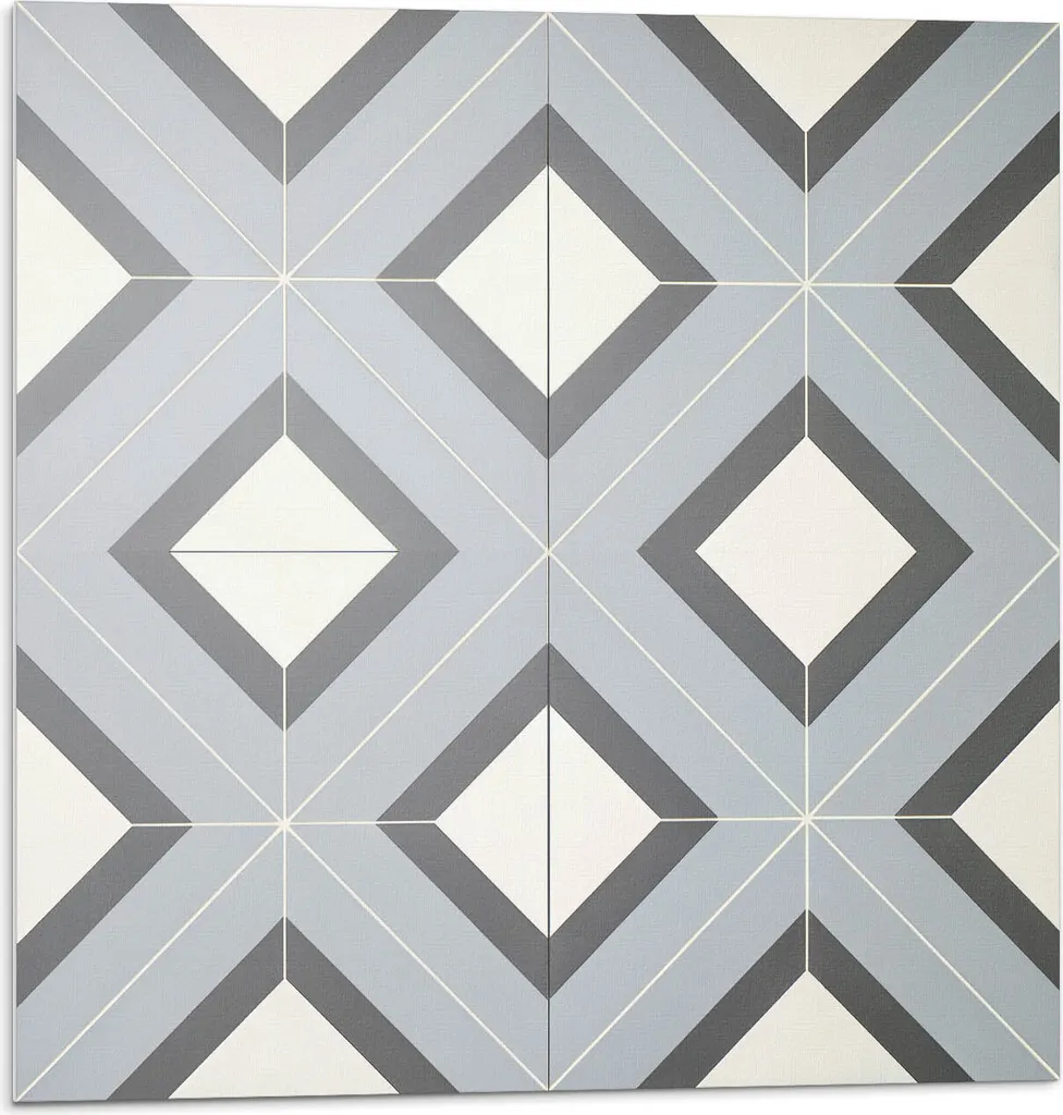 Rivestimento Parete PVC Adesivo | 30x30cm Geometria Color Pastello
