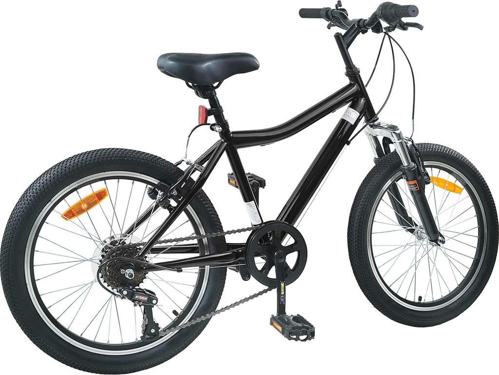"2026 Aktion"Kinderfahrrad - CLORIS - 6-9 Jahre - Mädchenfahrrad - 20 Zoll 6-Speed für 6-11 Jahre alt Schwarz - Jugend- & Kinderfahrräder DEMöb...