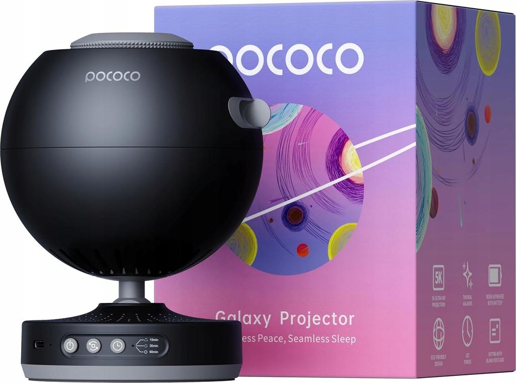 Projektor gwiazd POCOCO Galaxy Lite, projektor Zdjęcie produktu 