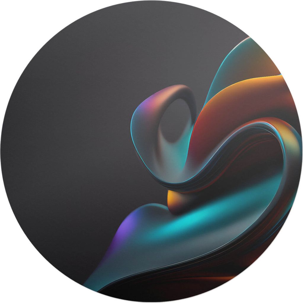 Schwankende Abstraktionen – Bodenschutzmatte – Stuhlunterlage – Bürostuhlmatte – Rutschfeste Bodenmatte – Schutzmatte für Hartboden –...