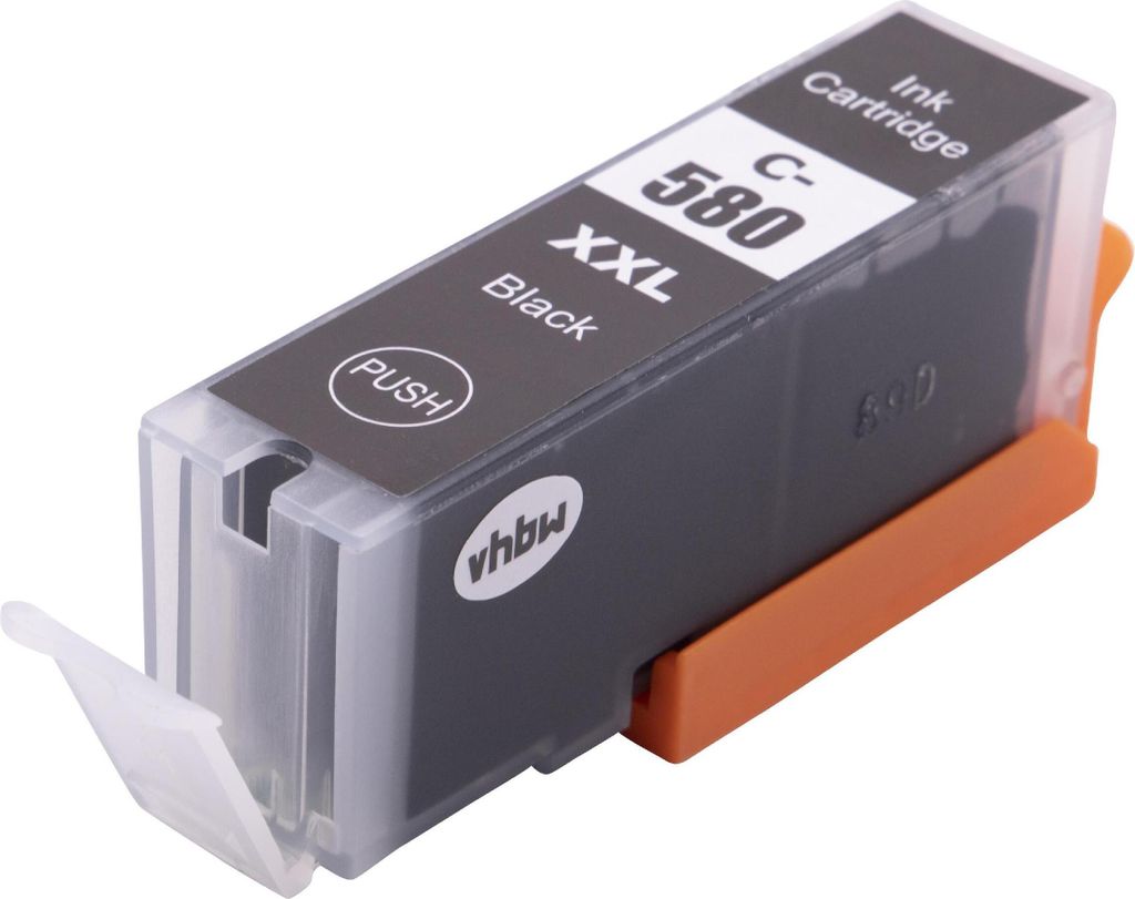 vhbw Tintenpatrone Schwarz kompatibel mit Canon Pixma TS9551C, TS9550, TS9155, TS9150 Drucker (kompatibel, 27ml + Chip)