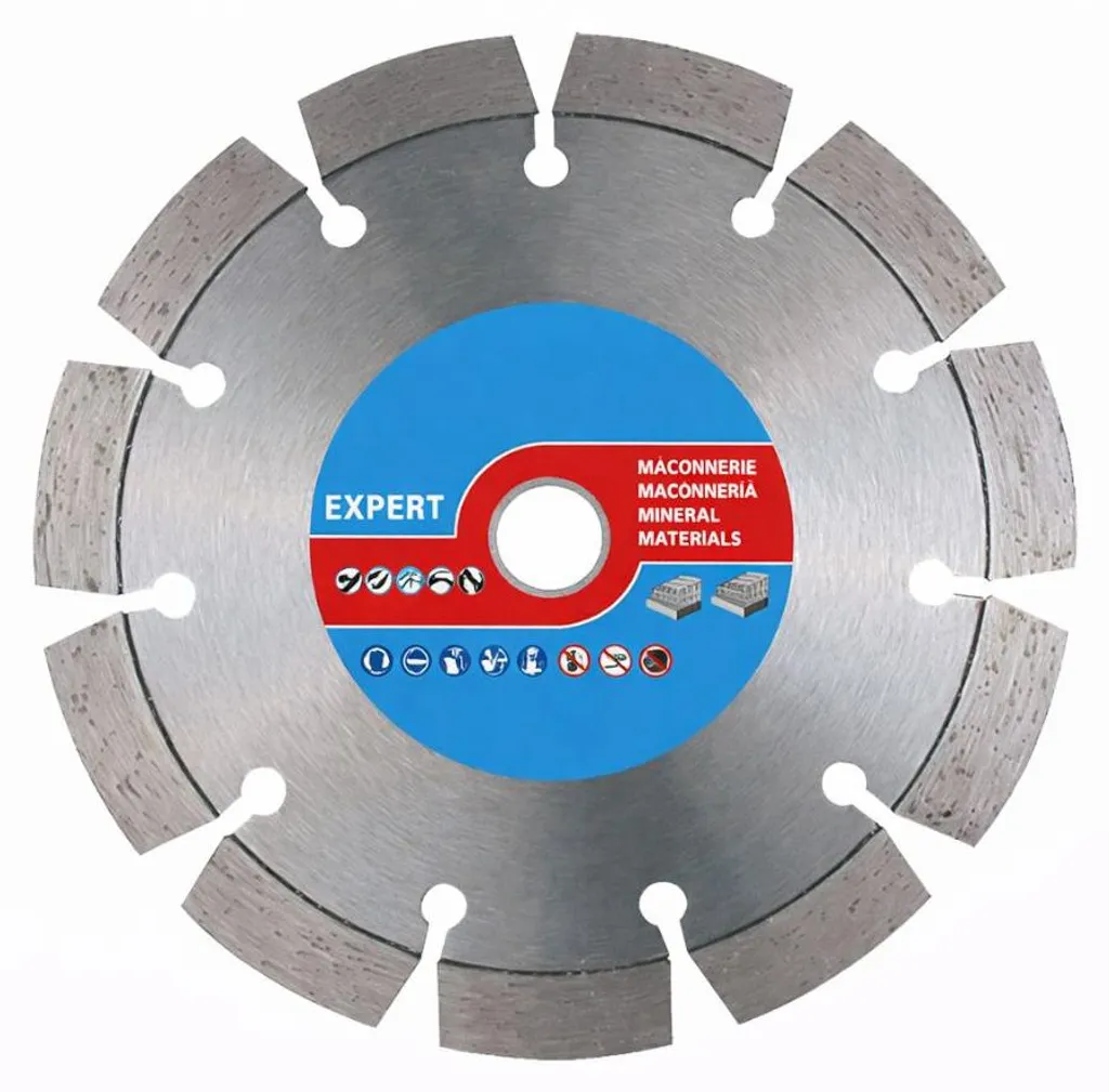 Disque diamant segmenté 125 mm haute performance, segment de 12 mm