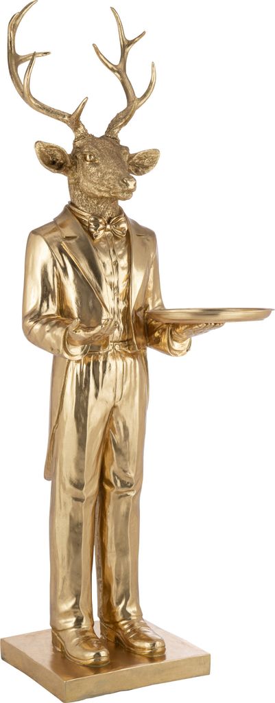 J-line - Deer Ober Plateau Poly Gold - 72x59x194cm