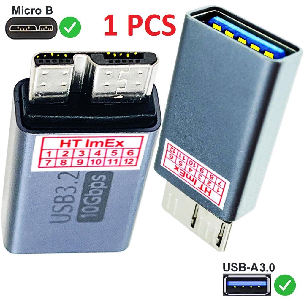 USB 3.2 micro-B Adapter 10Gbps für SEAGATE Expansion desktop hard drive