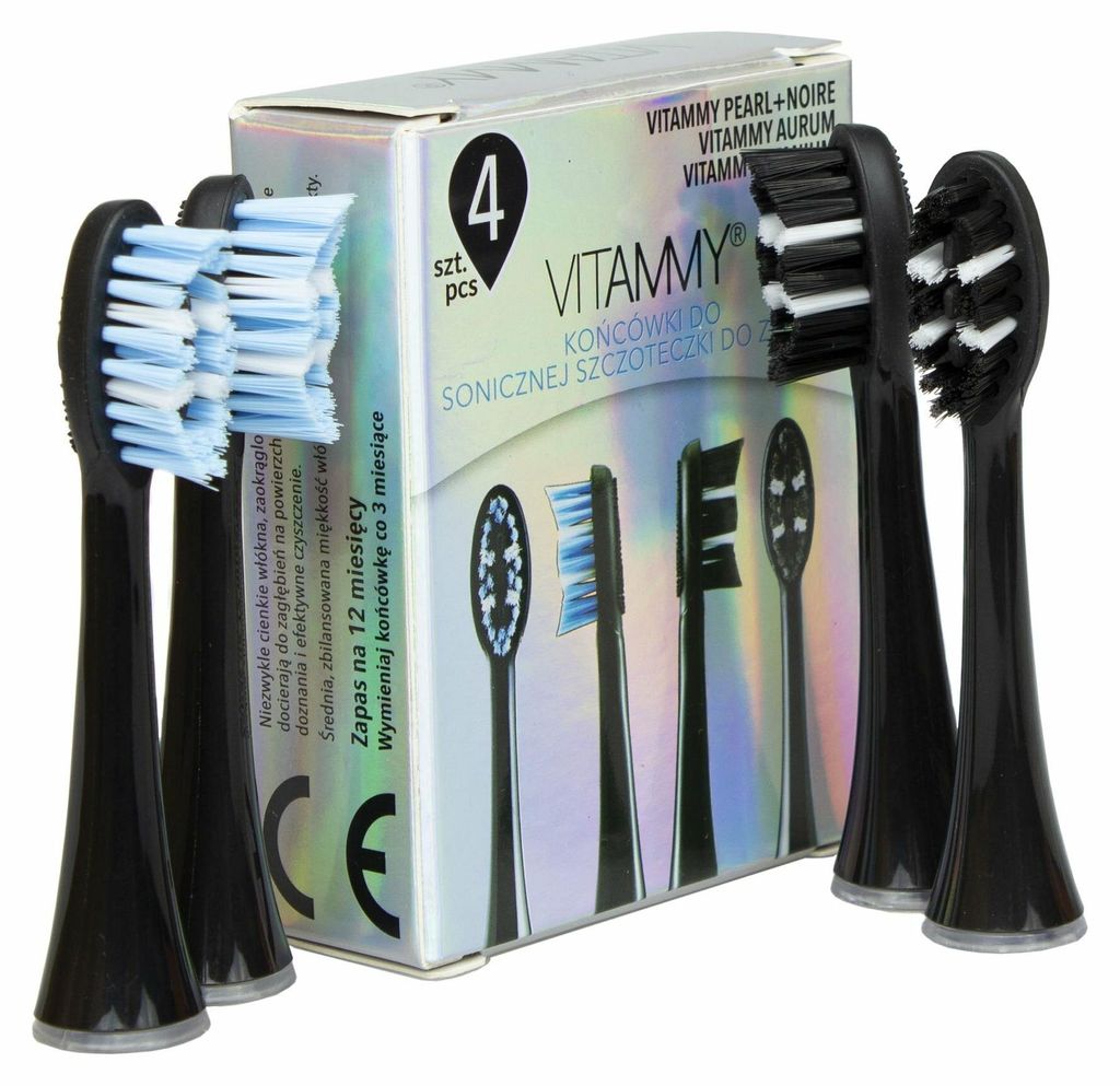 VITAMMY PEARL + Black náhrady na zubní kartáček Obrázek produktu 