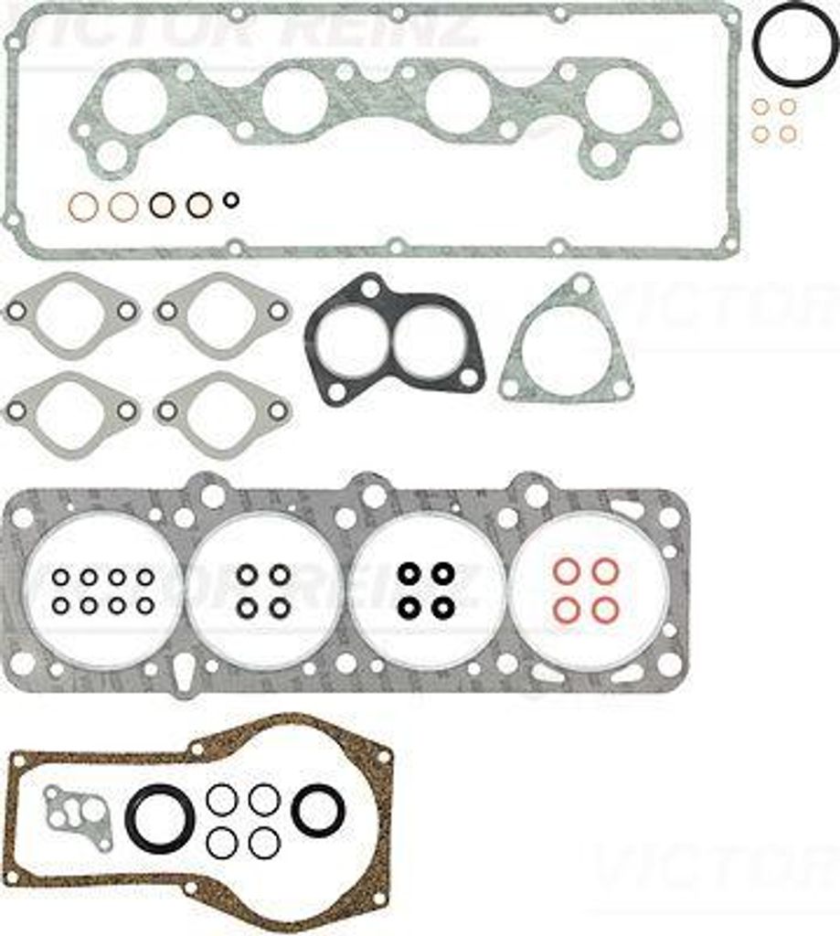 VICTOR REINZ 02-25840-08 Dichtungssatz, Zylinderkopf OE 2706893 kompatibel mit 240, 740, 940, 960, E-Klasse, Bravo, C-Klasse, Cherokee, G-Klasse, M...