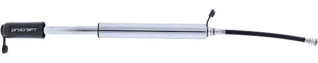 Procraft Thruster HV Ultimate CNC Pompe vélo 225mm Noir/Argent Pro