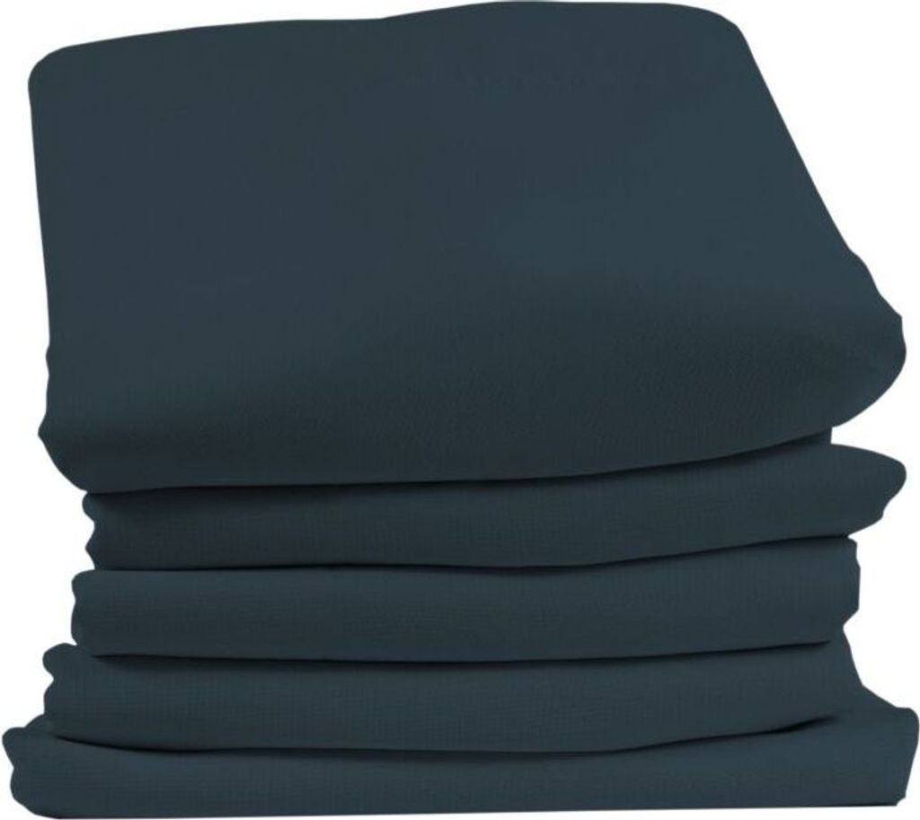 MOONDREAM Akustikvorhang 3in1 | Lärmschutz | Thermoisolierung | 100% Verdunkelung | Patentierte Technologie | Faltenband | Blau MC458 | 140B x 26...