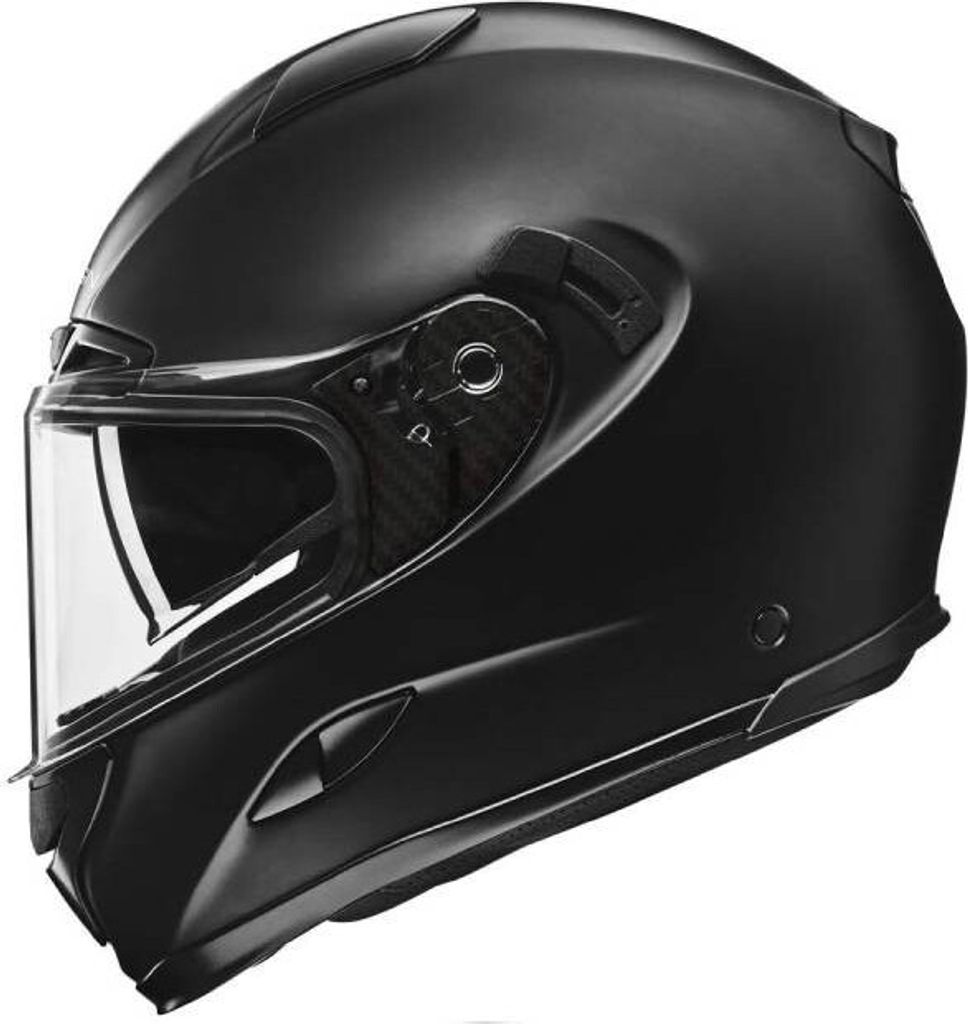 Casco moto MOMO HORNET (MONO Nero Opaco / Argento) L Immagine del prodotto 