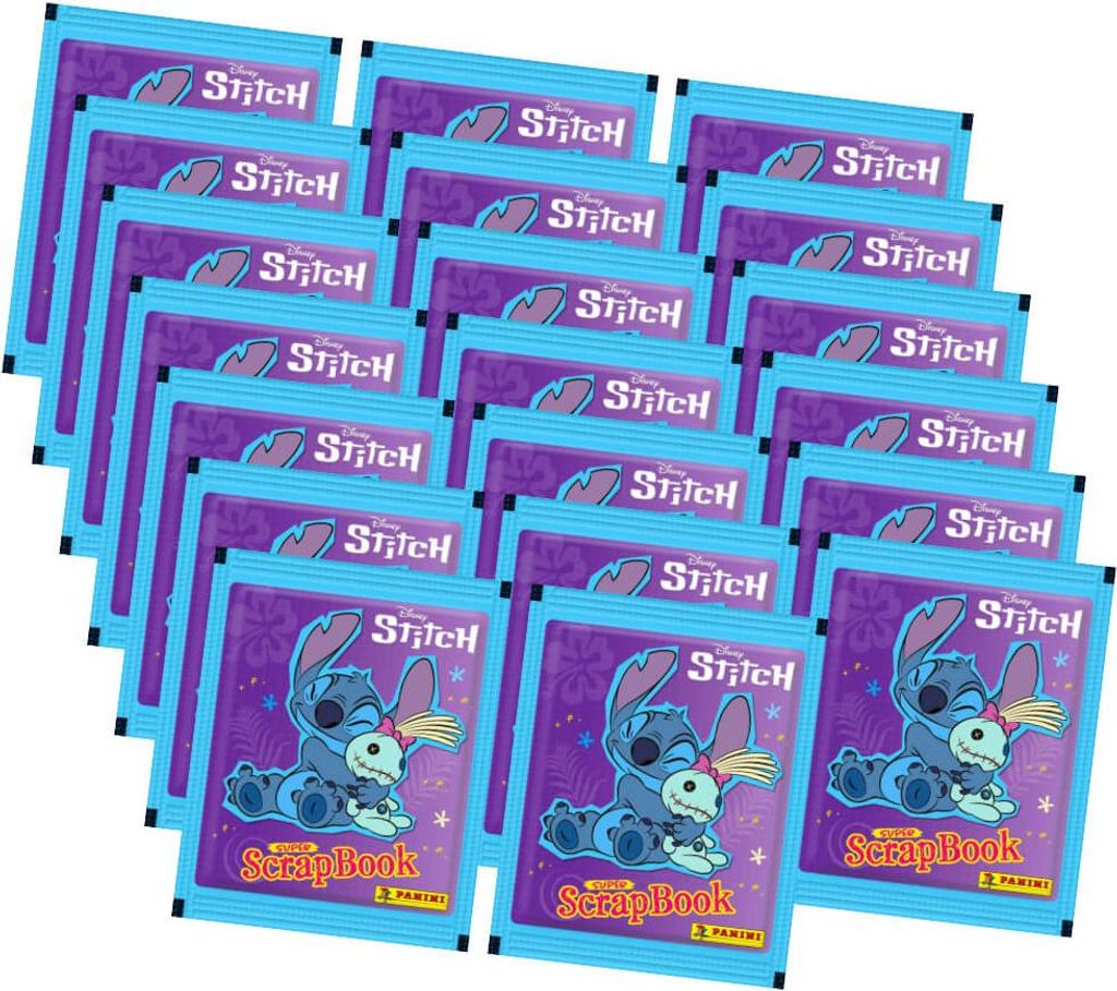 Panini Stitch Sticker - Super ScrapBook Sammelsticker (2025) - 20 Tüten