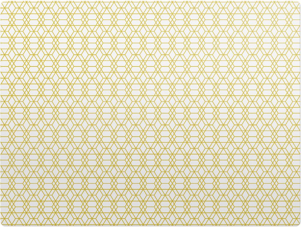Geometrisches Karomuster – Bodenschutzmatte – Stuhlunterlage 120x90 cm – Rutschfest – Hartbodenmatte