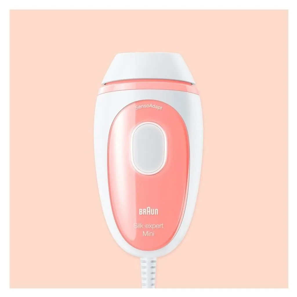 Épilation IPL Braun Silk-expert Pro PL1000 Rose - Peau Lisse Durable Corps