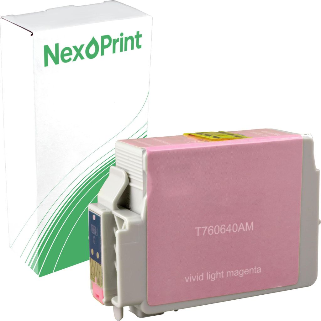 NexoPrint C13T760640 vivid light magenta T7606 Druckerpatronen kompatibel zu Epson SureColor SC-P 600 ca. 3460 Seiten