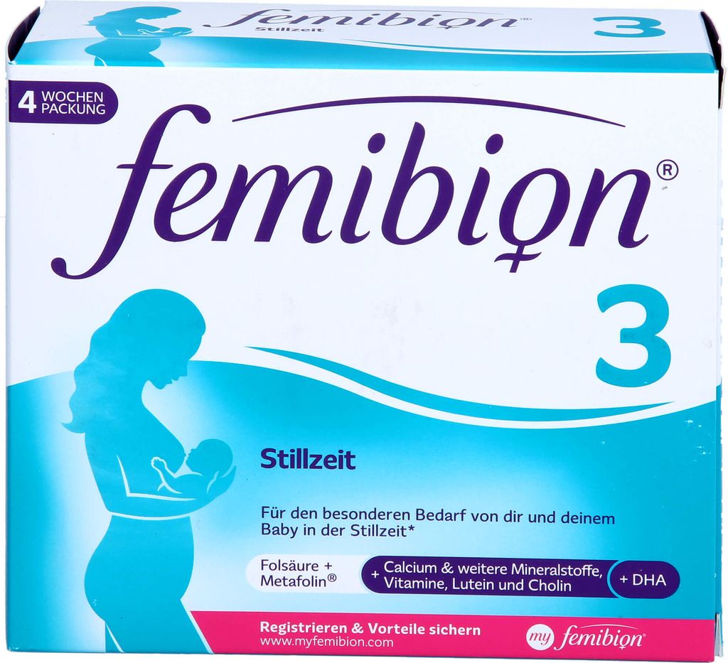 Femibion 3 Stillzeit Tabletten und Kapseln, 28 St. Tagesportionen