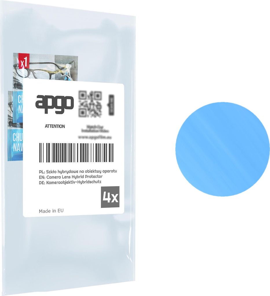 apgo 4 Stück Linsenschutz Kamera Schutzglas für Honor 8S Honor Play 8 Kameraschutz, 9H Kameraobjektiv Camera Lens Protector