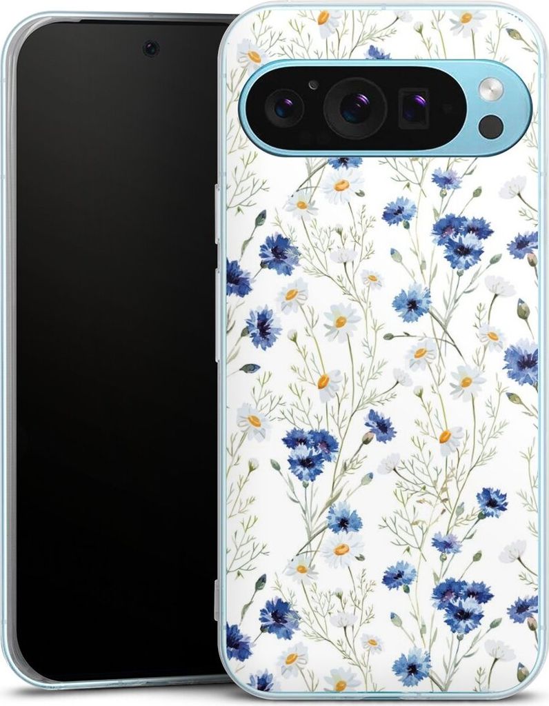 DeinDesign Handyhülle für Google Pixel 9 Pro XL Silikon Hülle Case Smartphone Schutzhülle Blume Blumen Muster