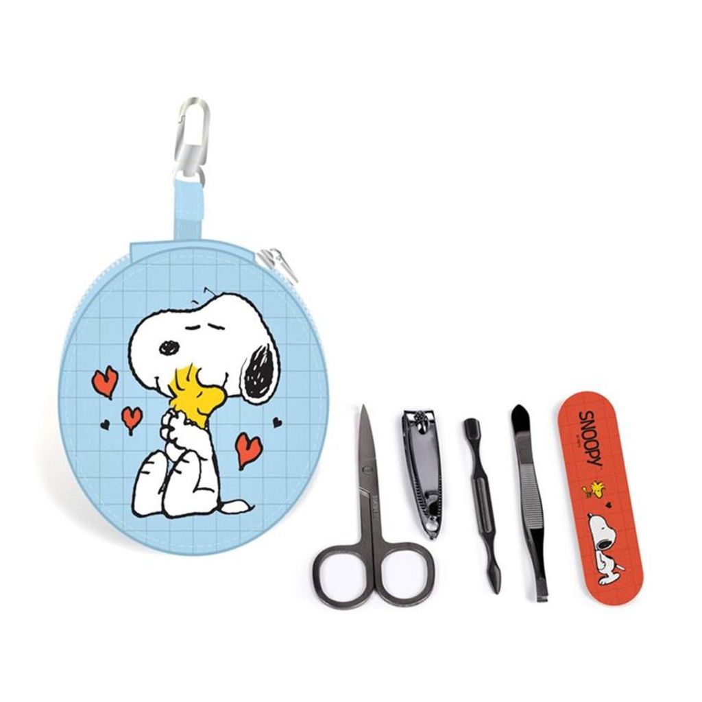 Kulatá 5dílná sada na manikúru Peanuts Snoopy & Woodstock – Obrázek produktu 