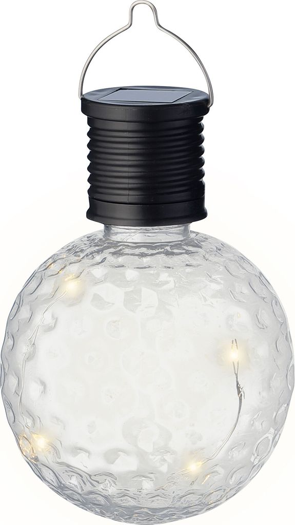 Luce solare da giardino Lampadina LED a globo 8x11cm Immagine del prodotto 