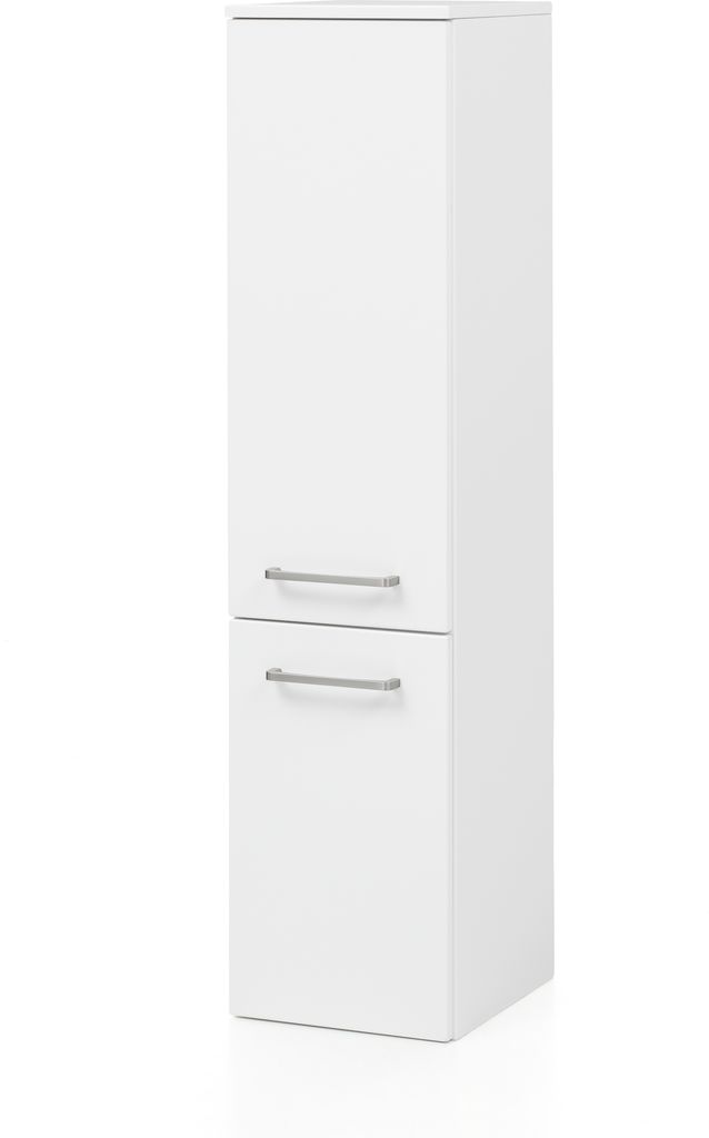 Midischrank >Stockholm< in Matt Weiß - 30x130x35 (BxHxT)