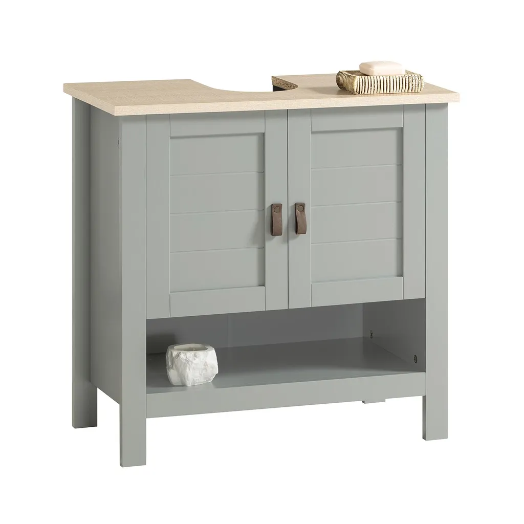 Meuble sous lavabo pour cacher vos tuyaux et ranger vos accessoires