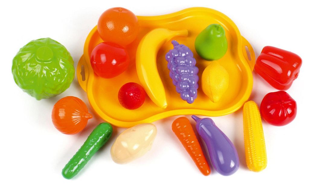 Obst-Gemüse-Tablett-Set, Lebensmittelgeschäft, Küche, Produktbild 